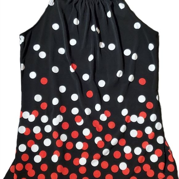 🌺 3/25 tank top, polka dot blouse, sle - Picture 3 of 6